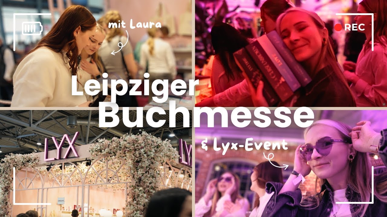 Leipziger Buchmesse Vlog 📖💌 | @laurasliteratur, Bücher shoppen und @LYX Verlag Event