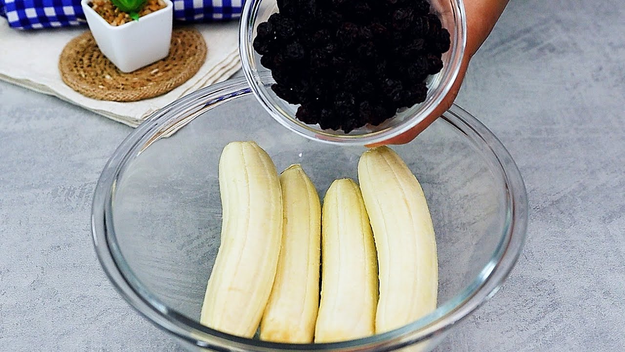 Mischen Sie Rosinen mit Bananen und staunen Sie &uuml;ber das Ergebnis