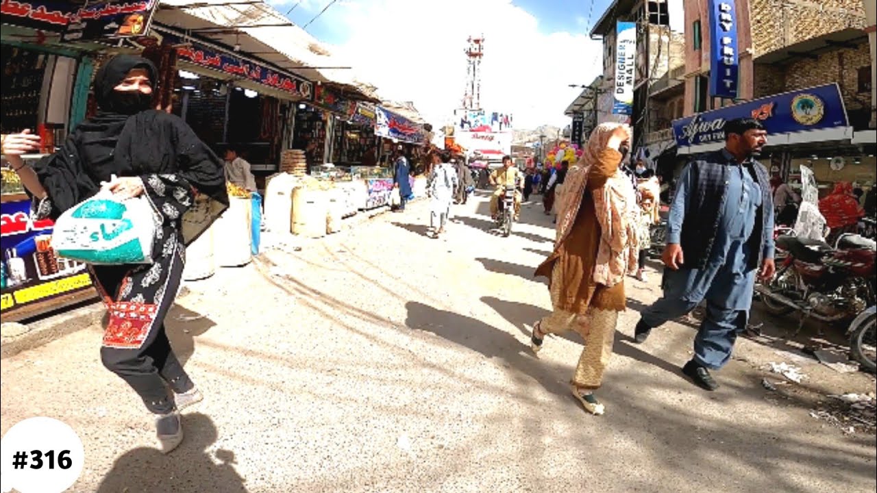 Walking In Tola Ram Road Quetta #EastWalks