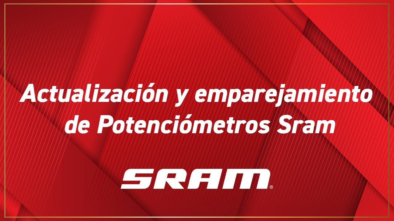 Actualización y emparejamiento de Potenciómetros Sram #potenciometro #bicicleta