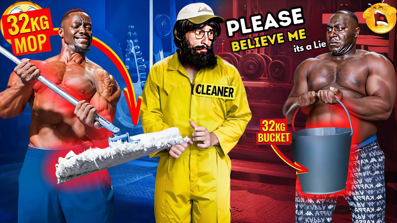 From CLEANER to GYM BEAST: Anatoly’s 32kg Mop Prank Leaves Everyone SPEECHLESS! 🏋️♂️🔥