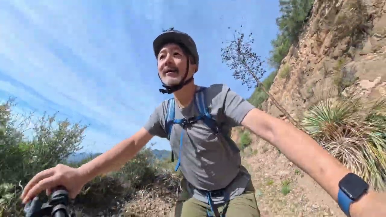 Biking at Gabrielino Trail