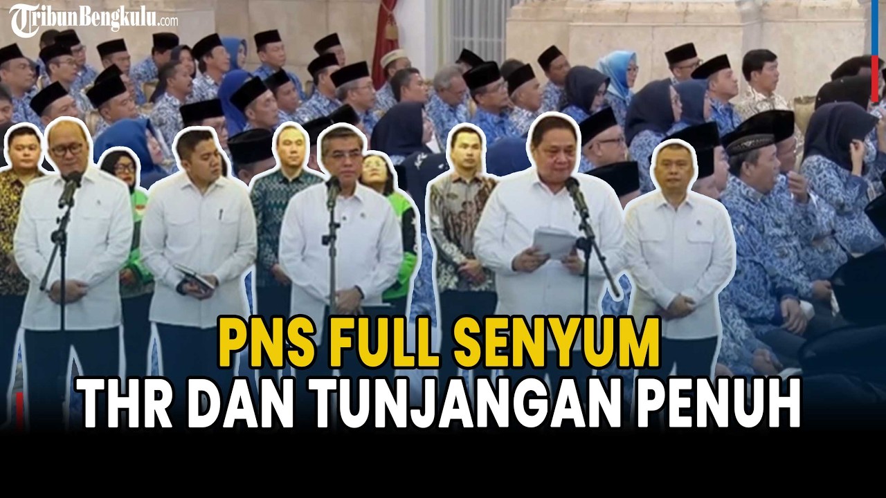 PNS Tersenyum Lebar, THR dan Tunjangan Dibayarkan Full Pemerintah, Total Rp 55 Triliun