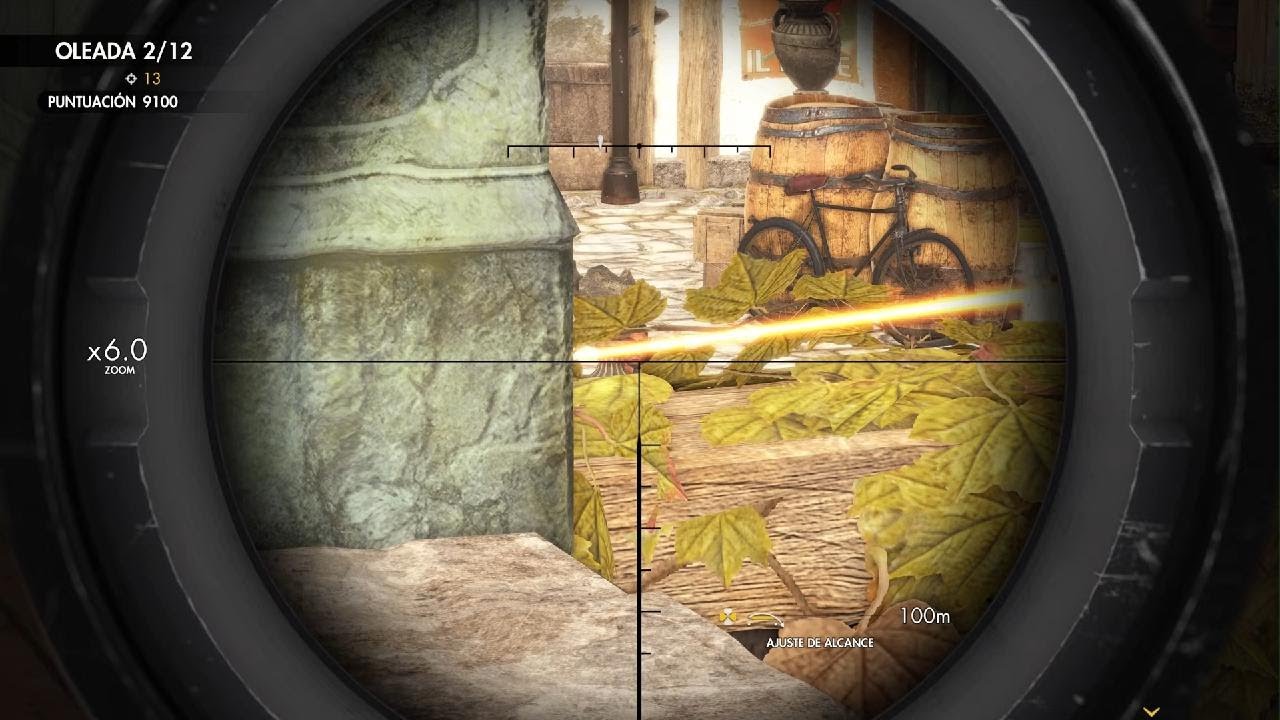 Sniper elite 4 PS5, authentic plus, survival. 1 player vs 2 player enemies.