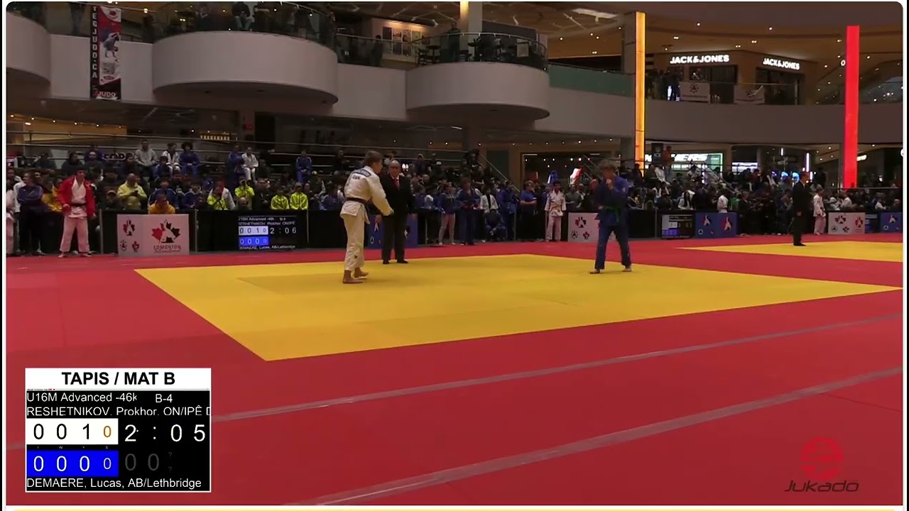 Prokhor Reshetnikov Edmonton 2026 U16 -46kg Fight 1