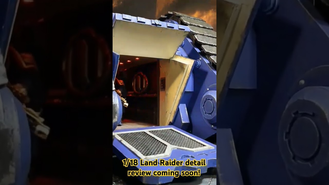 My Epic 1/18 scratch-built Warhammer Land Raider detail review to come soon! #aivideo #joytoy