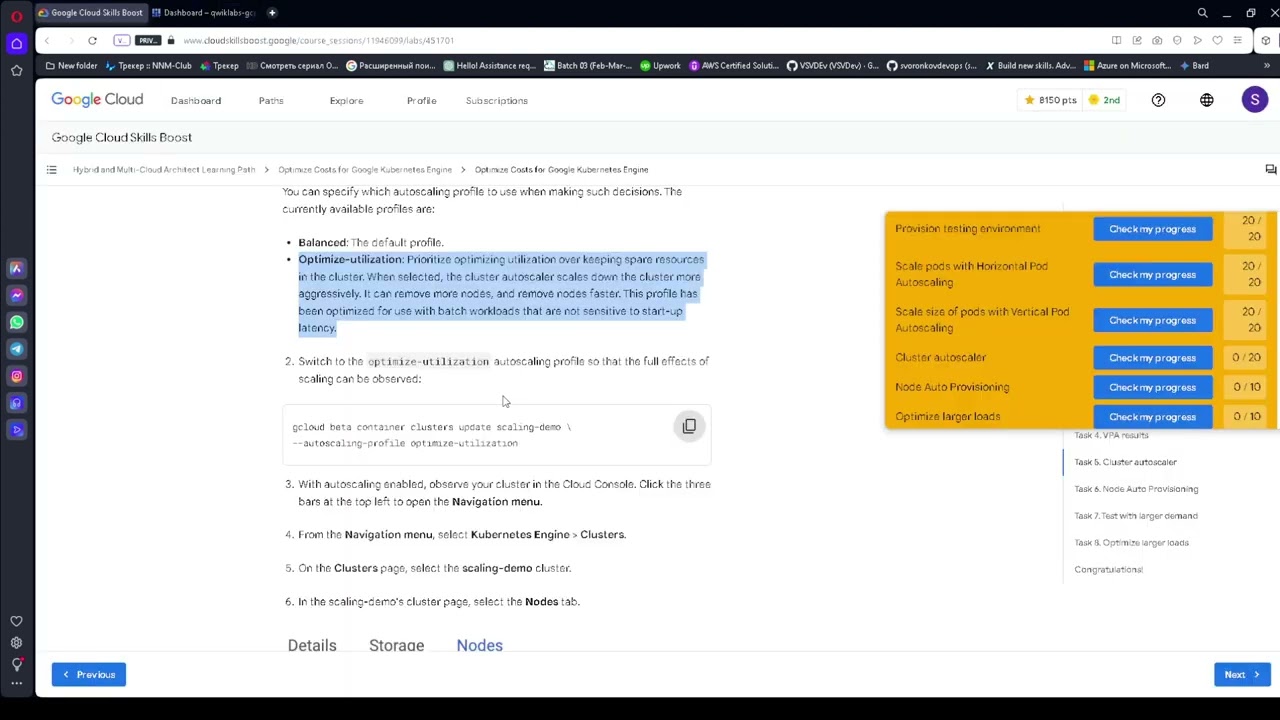 GCP Understanding and Combining GKE Autoscaling Strategies GSP768