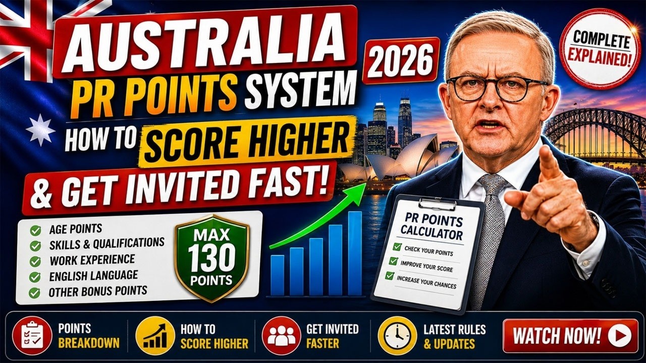 🚨Australia PR Points System 2026 Explained &mdash; How to Score Higher & Get Invited Fast!
