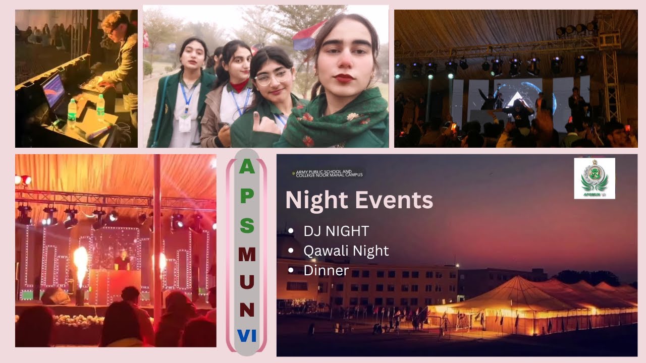 ARMY PUBLIC SCHOOL NOOR MEHAL CAMPUS BAHAWALPUR MUN VI Night Events...!!! #foryou #viralvideo