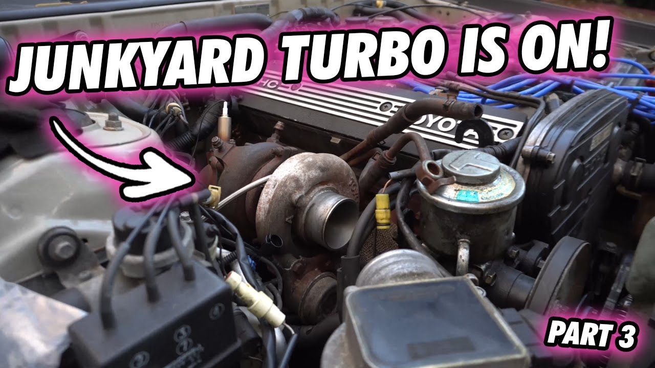 JUNKYARD TURBO IS ON!! // Tim's Boosted 5M MX73 Cressida Project // PART 3
