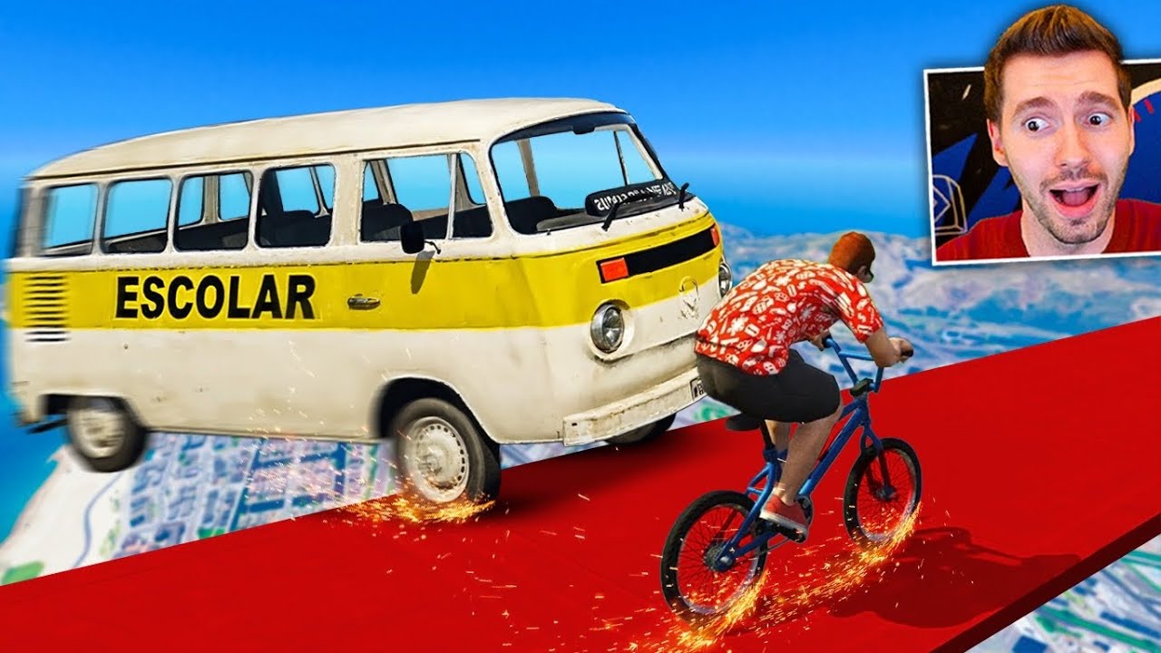 GTA V Online: BMX vs Kombi ESCOLAR - (A melhor JOGADA)