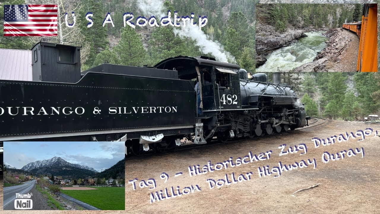 USA Südwest Roadtrip 2025 | Vlog 9 | Steamtrain Durango & Ouray CO | Rolling Down The Highway 🇺🇸