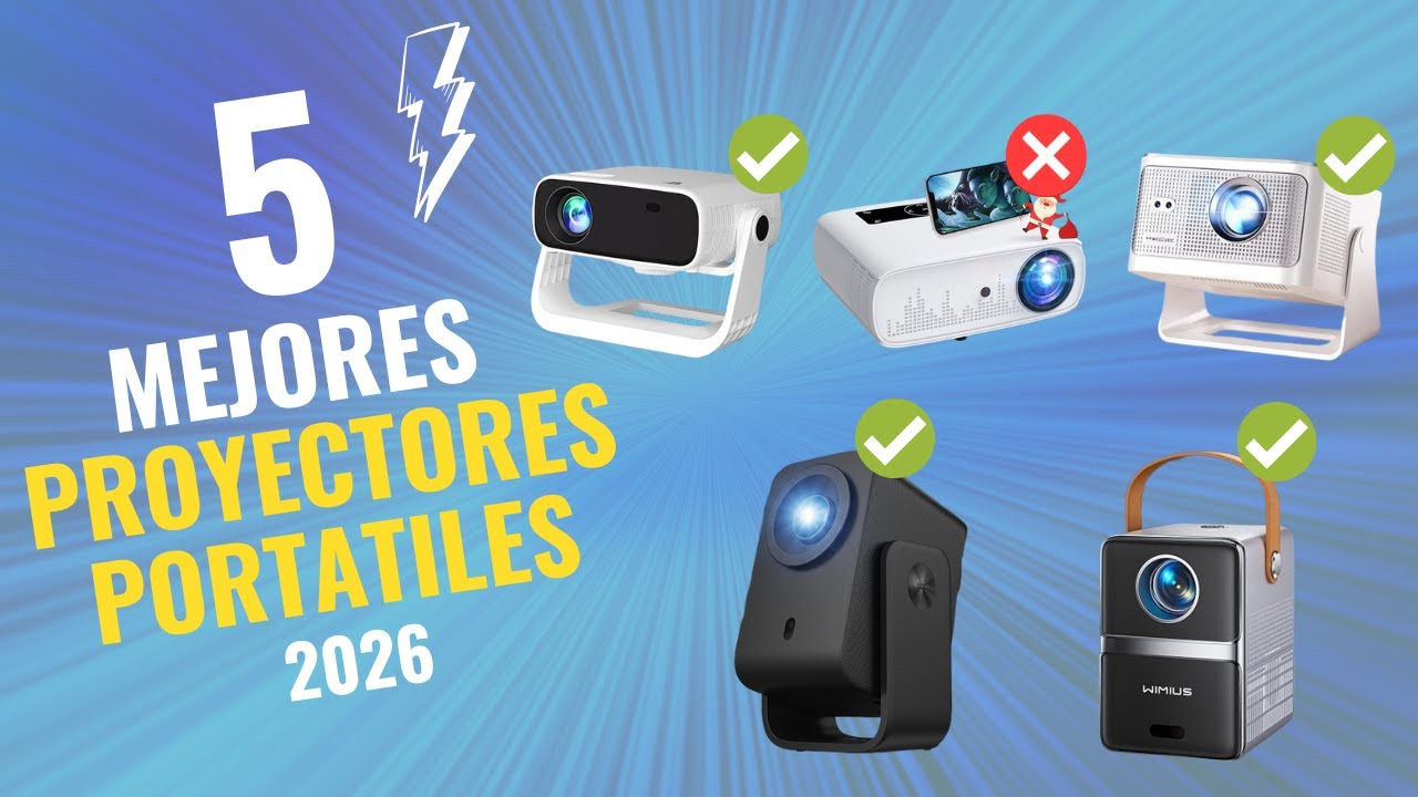 🎬📽️ Los 5 Mejores PROYECTORES de 2026 Calidad-Precio en Amazon ✅ NO COMPRES UNO SIN VER ESTO 🔥