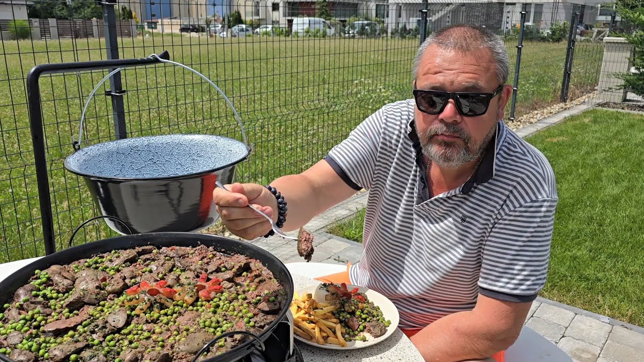 Zöldborsós csirkemáj sebtében 8 fő részére ( egy kis Balaton ) 🌞🌞🌞 @szokykonyhaja
