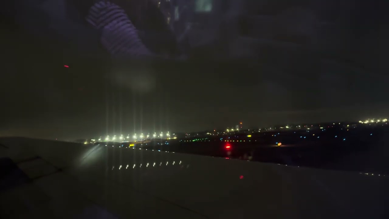 Boeing 767-400ER Night Landing at Atlanta Int’l Airport | Inflight Experiences #36