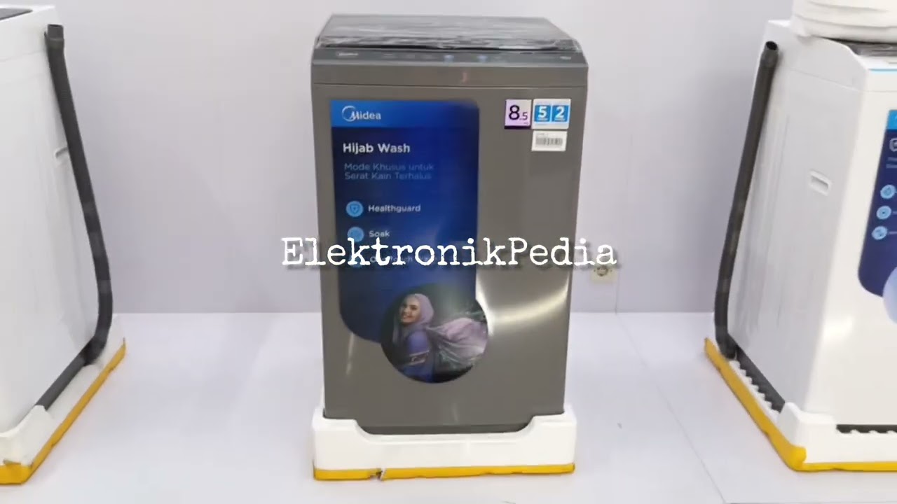 Mesin Cuci Midea "HIJAB WASH" seri MA100W85-ID | MA100W75-ID | MA100W95-ID | MA100W105-ID | Top Load