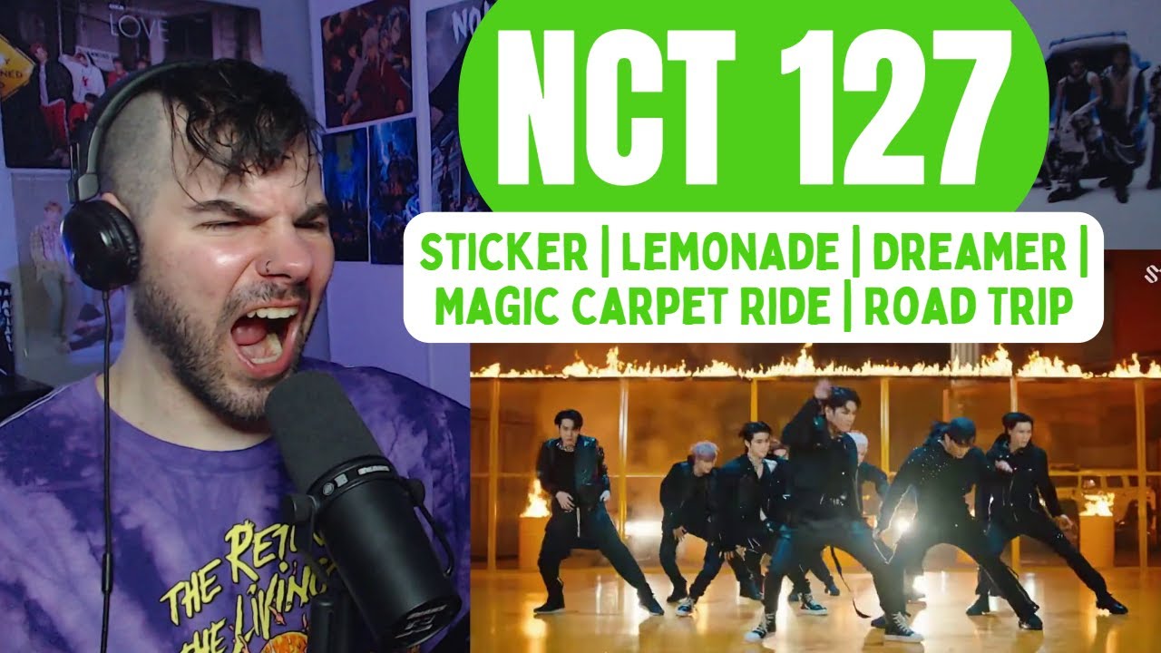 NCT 127 - 'Sticker' MV Marathon! Sticker | Lemonade | Dreamer | Magic Carpet Ride | Road Trip!