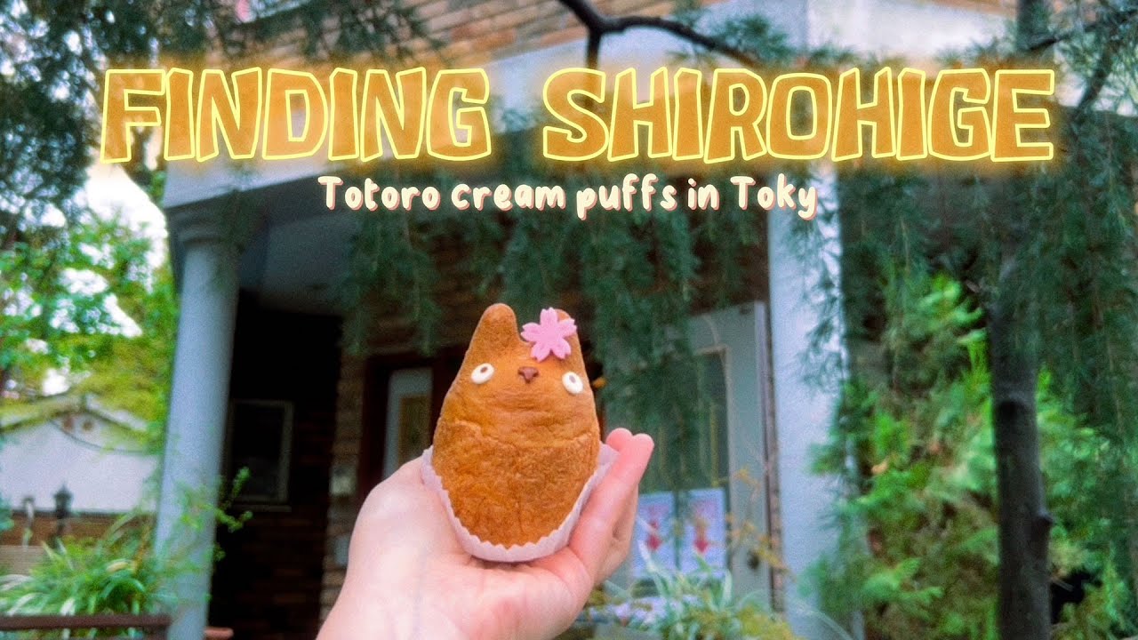 Totoro Cream Puffs in Tokyo 🗼 Finding Shirohige's Cream Puff Factory ♡ japan vlog 2023