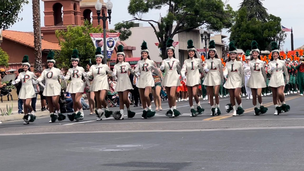 Porterville High School Panther Marching Band - Cinco de Mayo Parade 5-4-2024