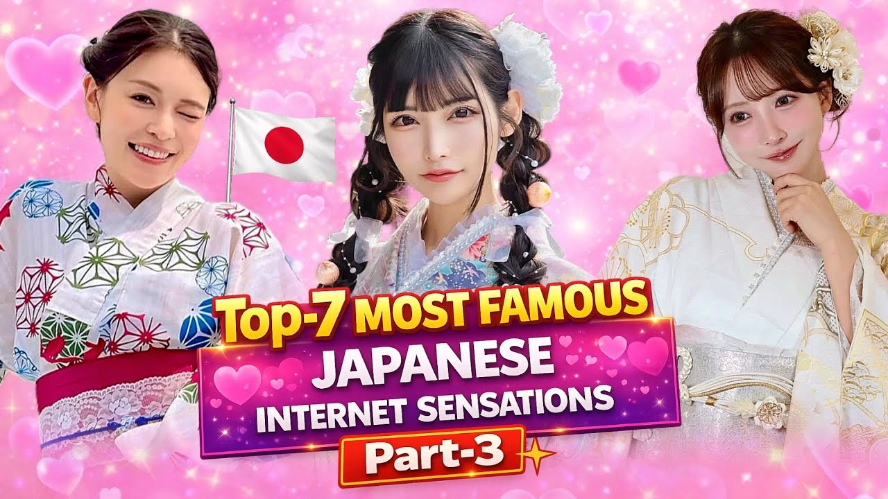 Top - 7: Most Famous JAPANESE Internet Sensations | That You Must Watch in 2026 | Top Fame 10M 