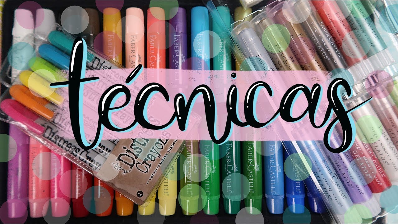 TÉCNICAS CON GELATOS Y DISTRESS CRAYONS │MIXED MEDIA