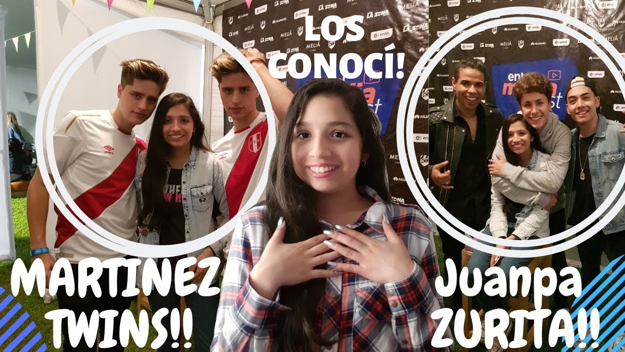 Al Fin CONOCÍ a JUANPA ZURITA!! & a los MARTINEZ TWINS!!