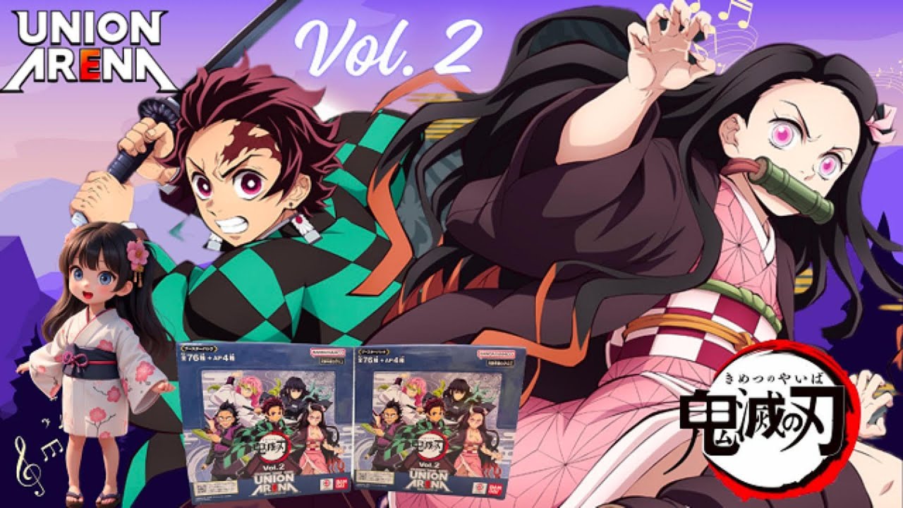 【HOT!】UNION ARENA「鬼滅之刃」Vol  2 補充包開箱