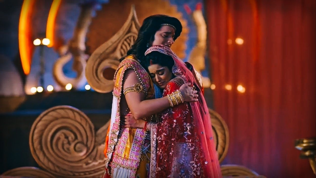 SHRIMAD RAMAYAN - RUTHE SE LAGTE SAANSO KE DHAGE | EPISODE - 192 | FULL SONG LYRICS #shrimadramayan