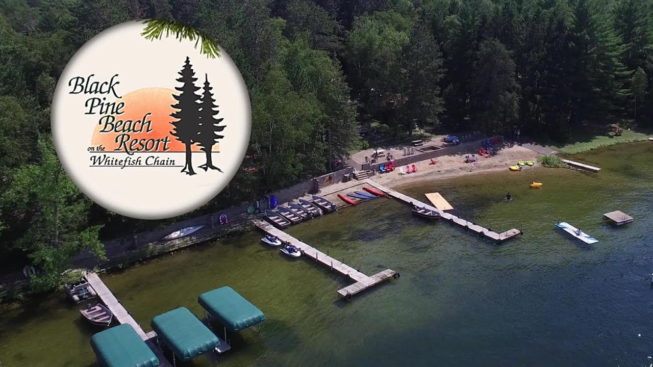 Black Pine Beach Resort Aerial Video - 4K