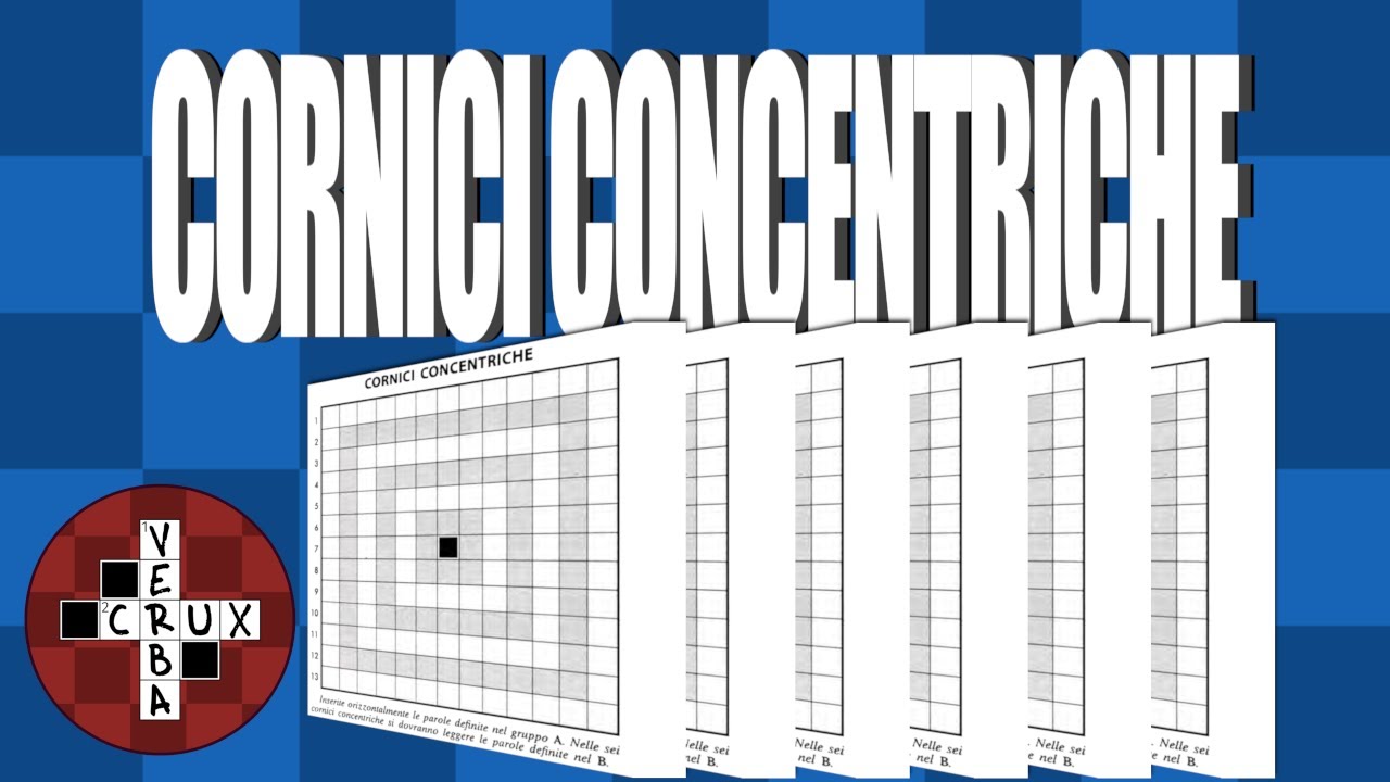 Risolvo le CORNICI CONCENTRICHE || ENIGMISTICA