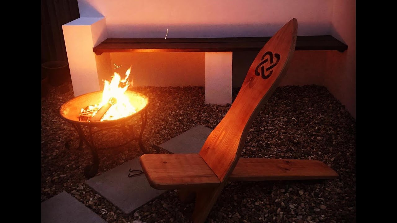 Viking bog chair, for gazing at the stars. | How to make a slot chair