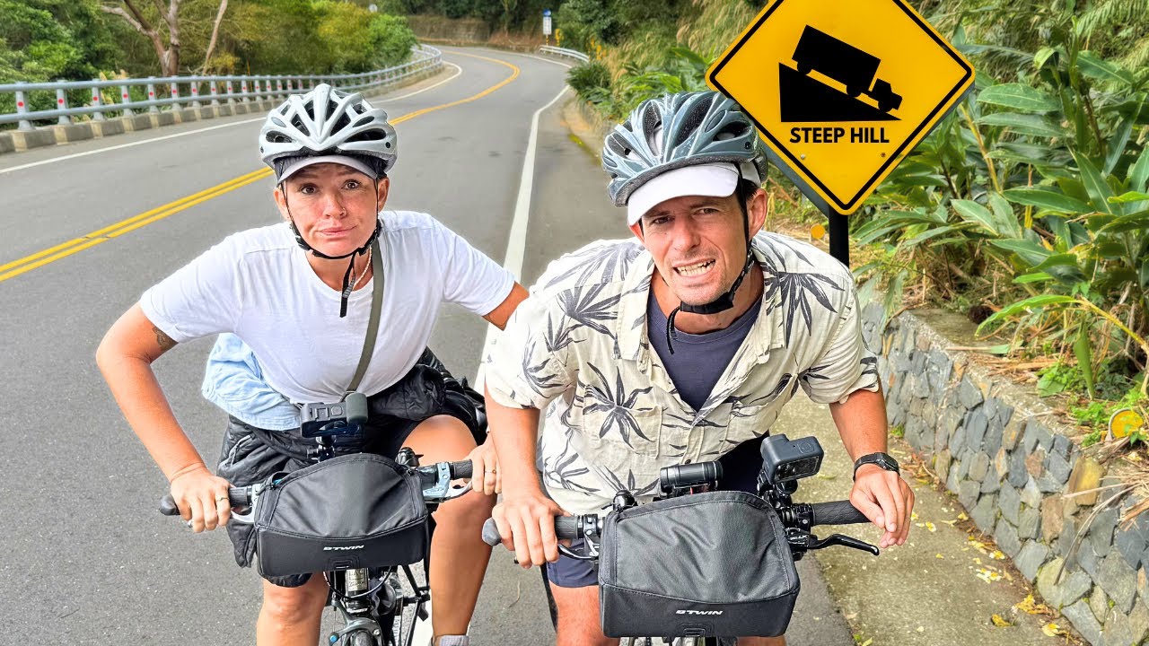 We Weren't Ready For HILLS! (Biking Taiwan Day 4)