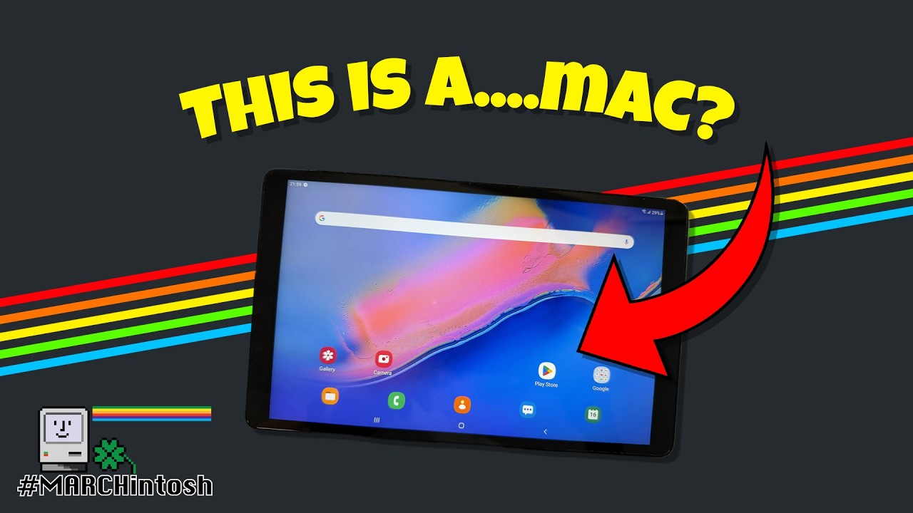 Я превратил свой Android-планшет в классический Mac - #marchintosh