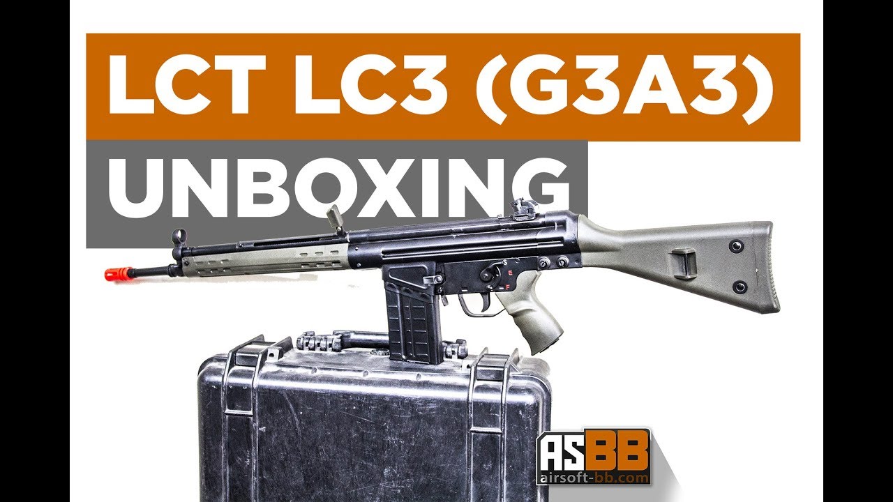 Airsoft unboxing LCT G3a3 LC-3 en español - airsoftBB