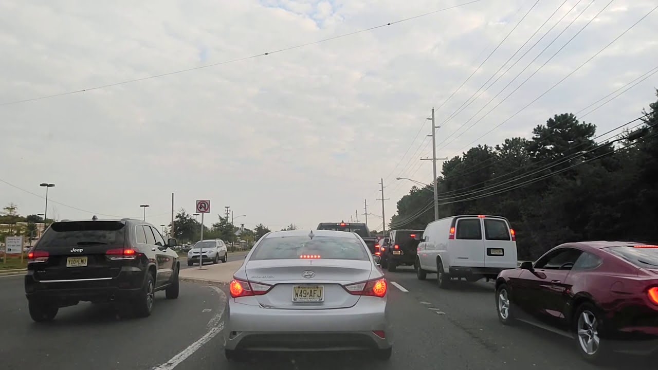 Driving from Brick Township to Toms River, New Jersey