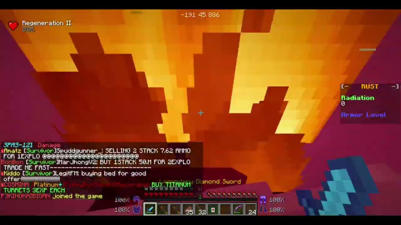 Rust V2 l MY LAST MONTAGE KILLING DB BLACK/BLACK/DBRED/RED OP