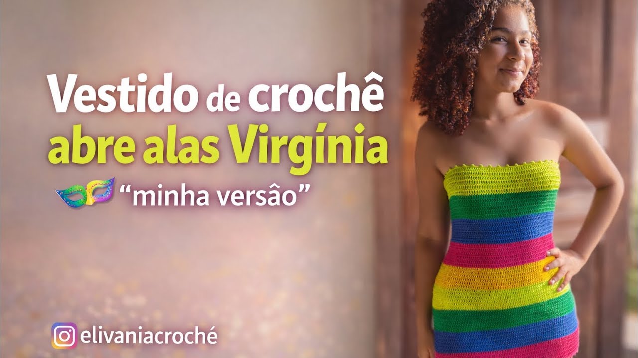 Vestido abre alas de crochê “Virgínia” Minha Versão tamanho P 