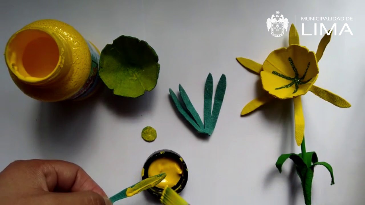 Aprenderemos c&oacute;mo hacer una hermosa Flor de Amancaes