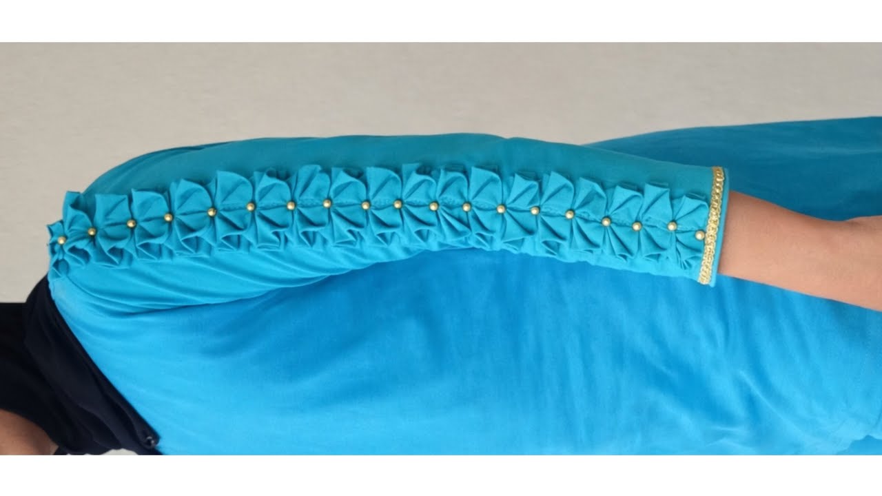 beautiful sleeve design #plazo design #neck design #cutting and sewing #video #video feed #diy ✨