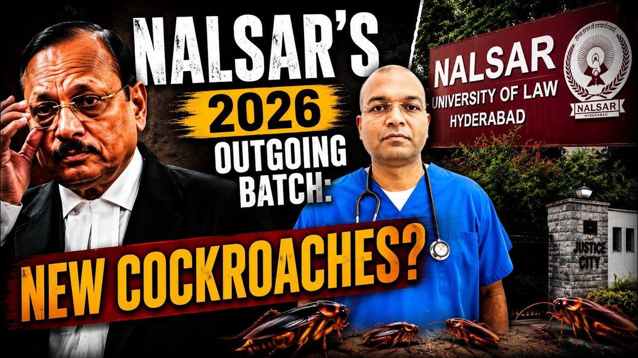 NALSAR&rsquo;s 2026 Outgoing Batch: New Cockroaches? #LawStudents #NALSAR2026 #BarCouncilOfIndia