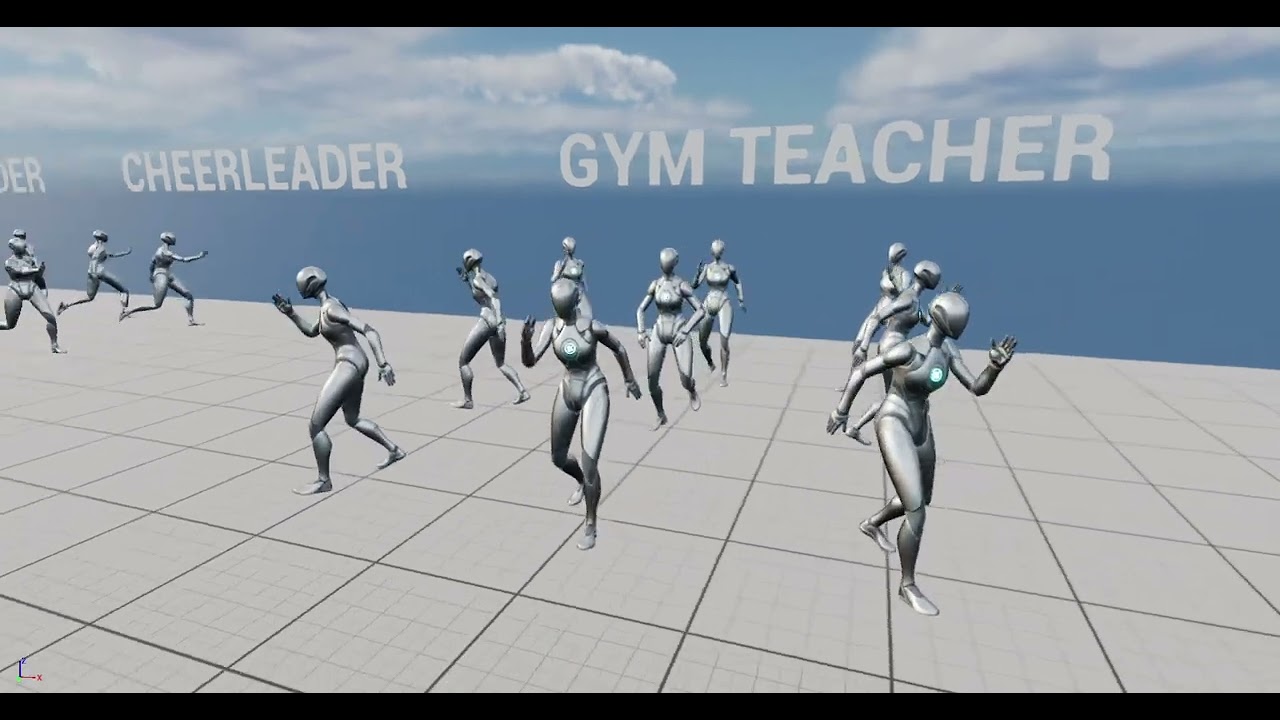 Athletic Walks Animations for Unreal Engine