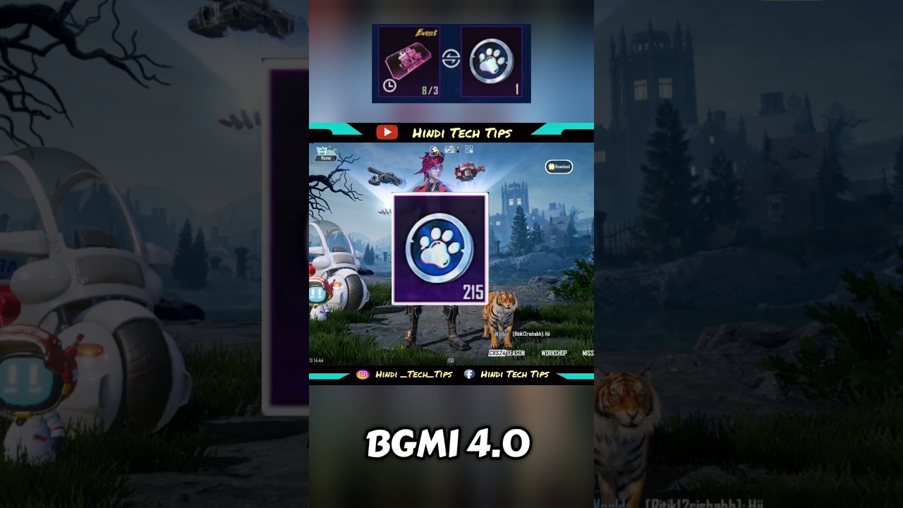 BGMI 4.0 FREE BUDDY COIN 😱😱