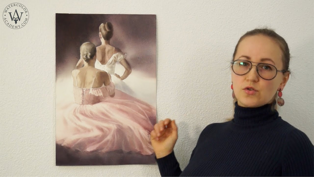 How to Paint Beautiful Dancers in Watercolor