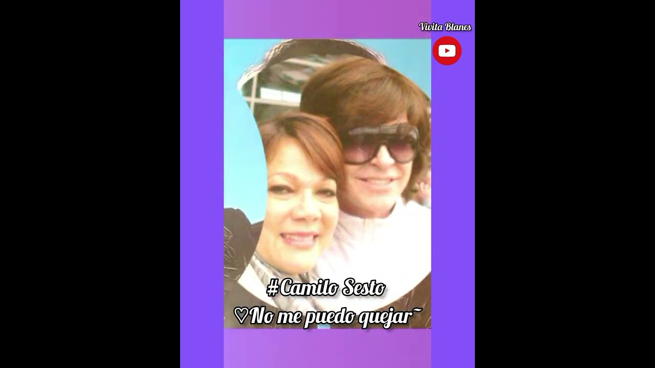 💕No me puedo quejar💕 escrita para Angela Carrasco  pero CamiloSesto la grabó a media voz sublime...