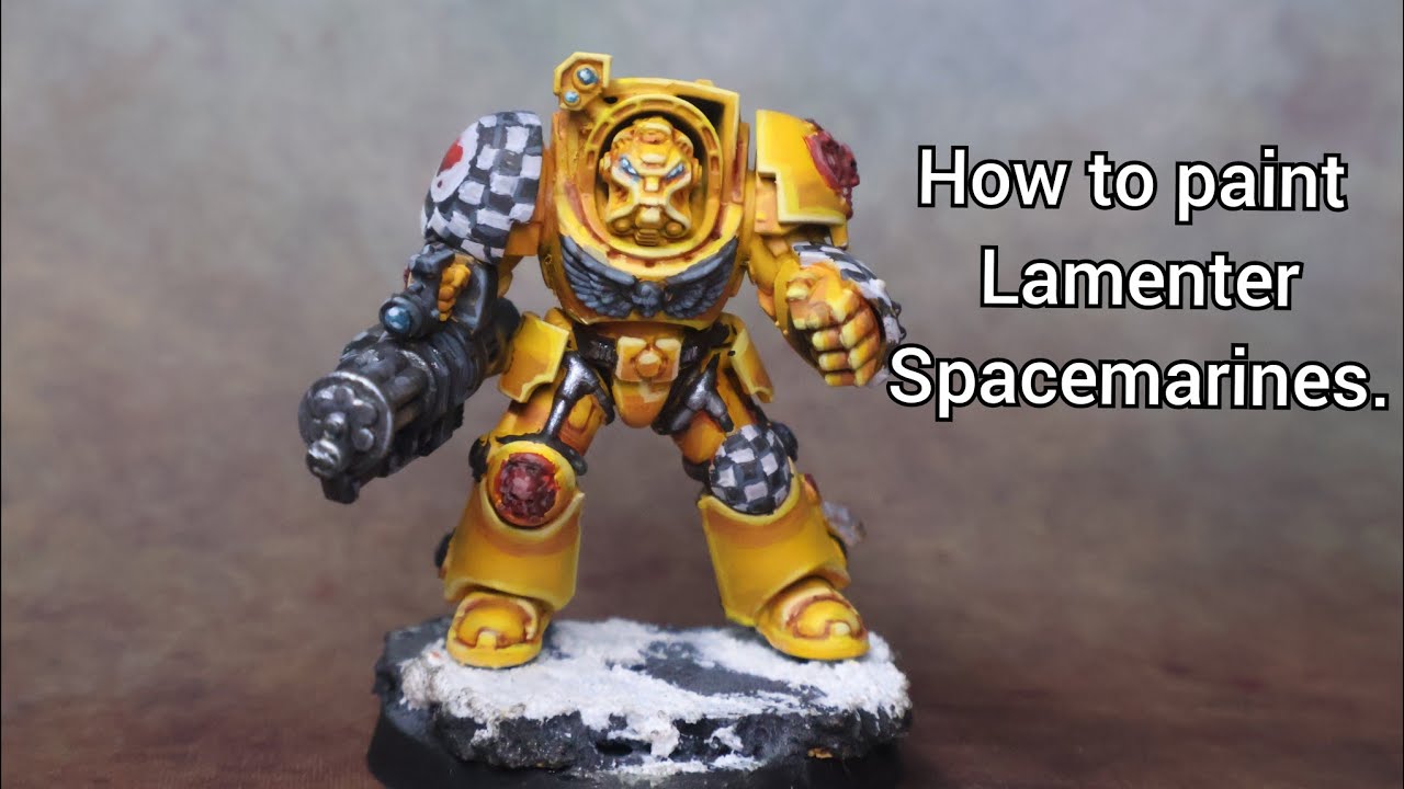 How to paint Lamenter Spacemarines!