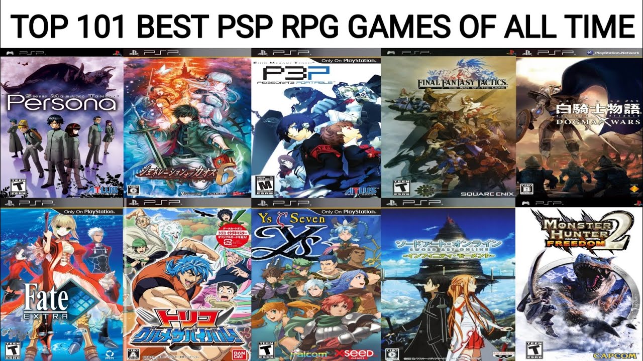 Top 101 Game PSP RPG Terbaik Sepanjang Masa | Game PSP Terbaik | Emulator PSP 4K