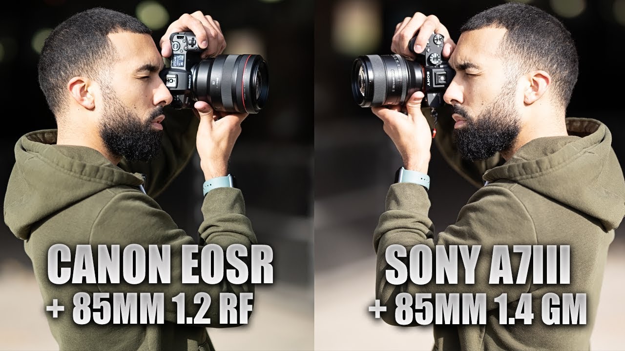 The Canon EOS R + 85mm 1.2 vs Sony A7III + 85mm 1.4| Real World Comparison
