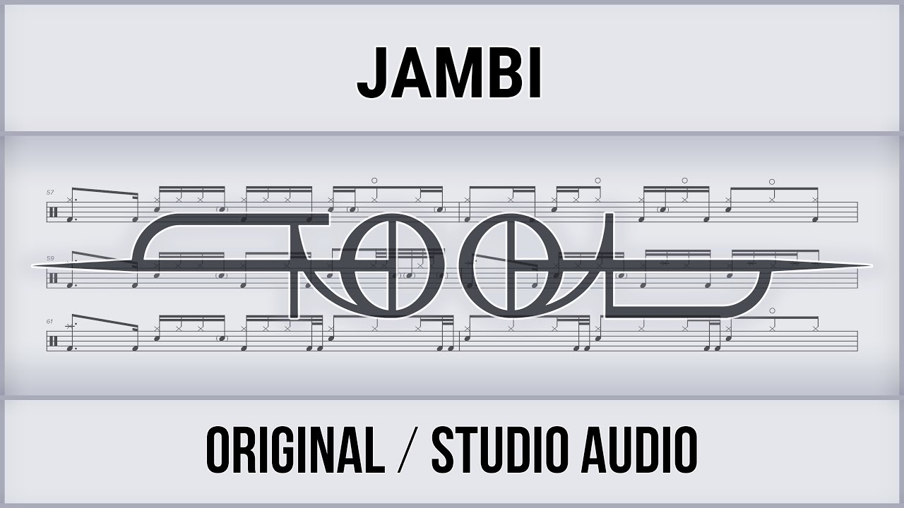 Tool - Jambi (Original Audio) [Light Theme] - Drum Sheet Music