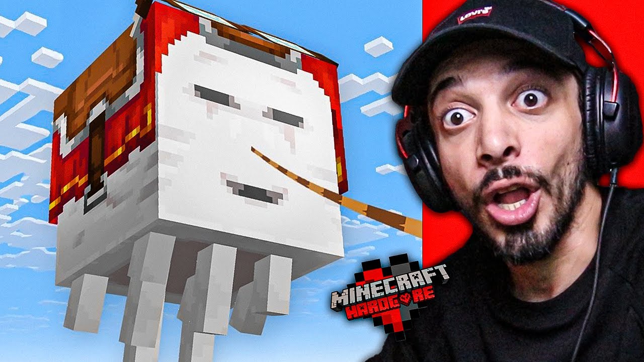 დასრულდა?! მომღიმარმა GHAST  -მა მომკლა!! - Minecraft Hardcore #30