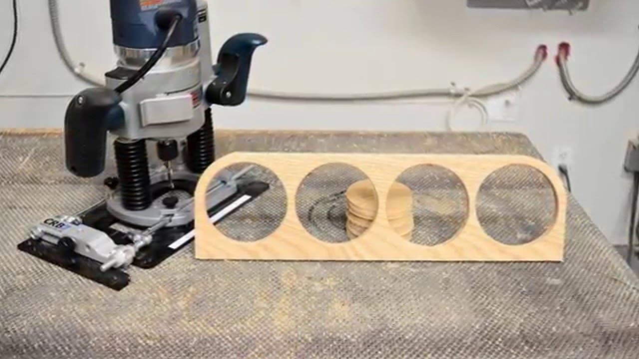 How to route small circles and arcs - CRB7 Universal Combination Router Jig